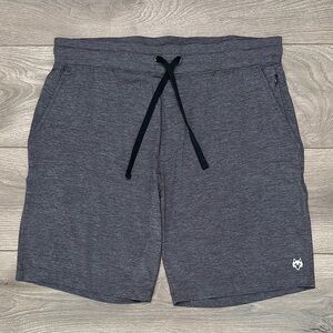 Greyson Silver Wolf Guide Lightweight Lounge Shorts Gray Size Medium